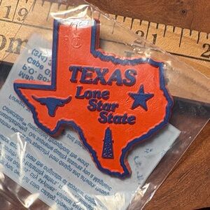 Vintage Texas Lone Star State Magnet